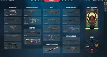 Conta valorant(algumas skins) pouco usada