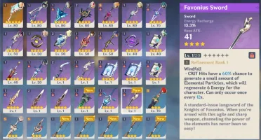 CONTA AR 50+, 5 char 5*, 16 char 4* (muitos com constelação)