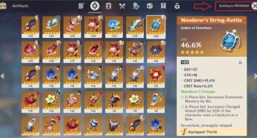 CONTA AR 50+, 5 char 5*, 16 char 4* (muitos com constelação)