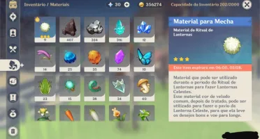 Conta genshin AR41 , Tartaglia , Xiao , Jean , Arco de Amos