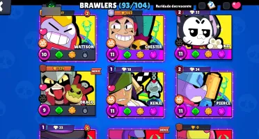 đ„ Conta Brawl Stars | 93 Brawlers | 47 Hipercargas | ETC