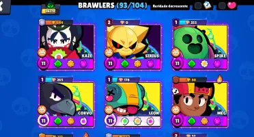 đ„ Conta Brawl Stars | 93 Brawlers | 47 Hipercargas | ETC