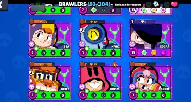 đ„ Conta Brawl Stars | 93 Brawlers | 47 Hipercargas | ETC