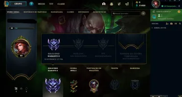 league of legends - conta D2 - 10 pdl 71% win rate