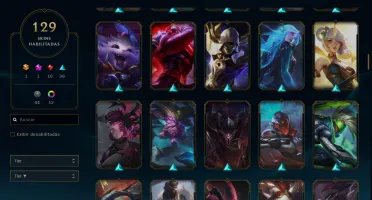 Conta League of Legends Platina 4 [MD10][129 SKINS]