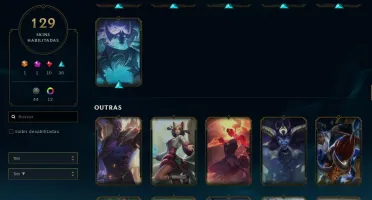Conta League of Legends Platina 4 [MD10][129 SKINS]