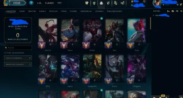 Conta League of Legends - Honra 5 - Ótimas Skins
