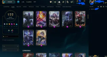 Conta League of Legends - Honra 5 - Ótimas Skins