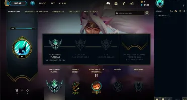 Platina 1 60% Win Rate + Brinde