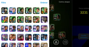 Conta efootball mobile