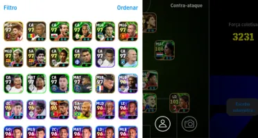 Conta efootball mobile