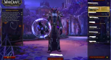 CONTA WOW + SHADOWLANDS + 8 PERSONAGENS 120 + DIABLO FULL
