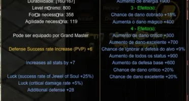 MEGAMU All de SM com Set Holyangel ANC SM +15 com botas D.D