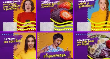 Pack Artes Canva Açaí – 60 Temas Editáveis para Açaiterias