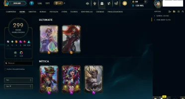 Vendo conta lol 300 Skins, Conta 2015