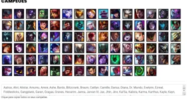 Conta Unranked com 88 Champs e 80 Skins + 700k de Janna