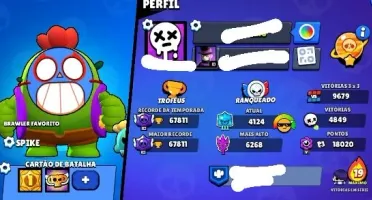 Conta Brawl Stars Raríssima, Único Dono