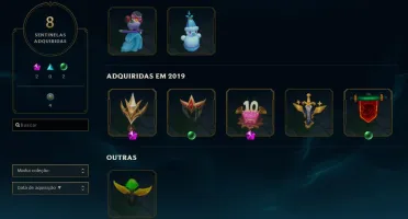Conta lol plat com 48 champs + 19 skins + ultimate do udyr