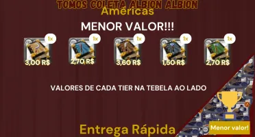 Tomos de coleta Albion - Américas