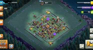 Clash of clans cv13 bem upado