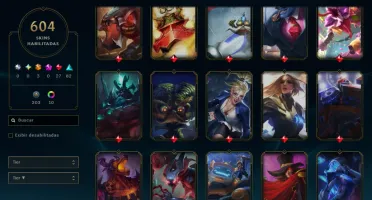 Conta Lol - 604 Skins - Criada Em 2012 - Icones Antigos