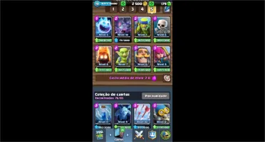 Clash Royale nivel 10 com 3655 trofeus