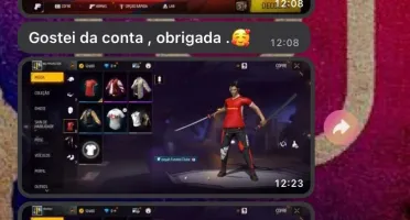 Contas bot, com calça Angélical