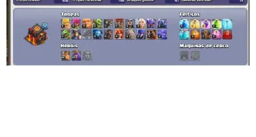 CV 10 CLASH OF CLANS COM 3200 GEMAS