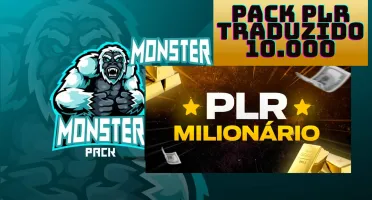 Monster Pack PLR + de 10.000 Traduzidos + Licença!