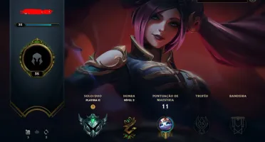 Smurf platina II, e-mail não confirmado, 70% Win Rate.