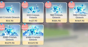 Conta AR51 com Klee e oração perdida +