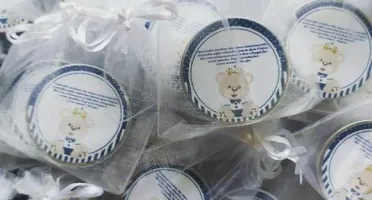 Vela na Lata Personalizada Maternidade