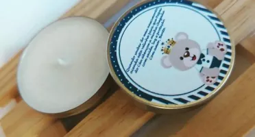 Vela na Lata Personalizada Maternidade