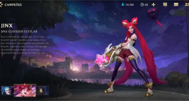 CONTA ESMERALDA IV, 16 SKINS, 40 CAMPEÕES