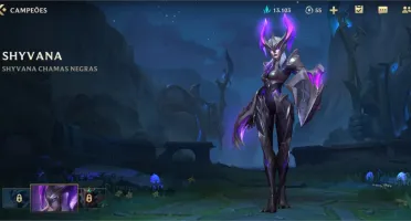 CONTA ESMERALDA IV, 16 SKINS, 40 CAMPEÕES