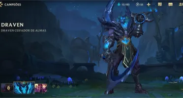 CONTA ESMERALDA IV, 16 SKINS, 40 CAMPEÕES
