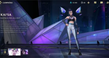 CONTA ESMERALDA IV, 16 SKINS, 40 CAMPEÕES