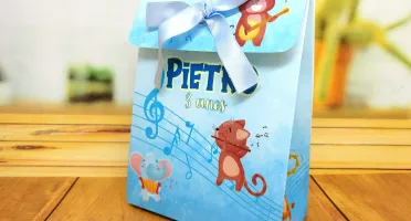 Kit Colorir e Modelar Bandinha dos Animais com Sacolinha