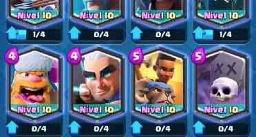CONTA CLASH ROYALE REI NV11 COM TODAS AS CARTAS,COM 4206 TRO