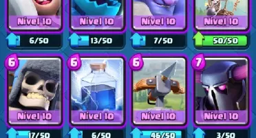 CONTA CLASH ROYALE REI NV11 COM TODAS AS CARTAS,COM 4206 TRO