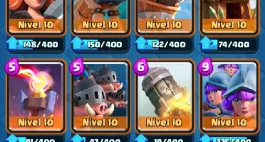 CONTA CLASH ROYALE REI NV11 COM TODAS AS CARTAS,COM 4206 TRO