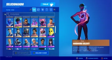 Conta Fortnite 116 skins + todos os passes do capítulo 2