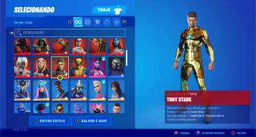 Conta Fortnite 116 skins + todos os passes do capítulo 2