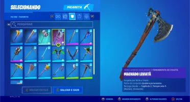 Conta Fortnite 116 skins + todos os passes do capítulo 2