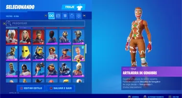CONTA FORTNITE RARA COM CAVALEIRO NEGRO, IKONIK E MINTY