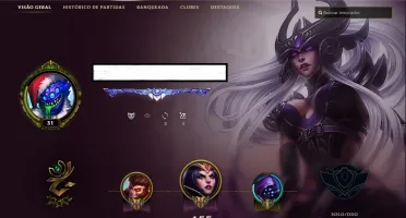 conta League of Legends Diamante 5 ( Season 7 )