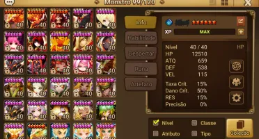 Conta Summoners War 3ld