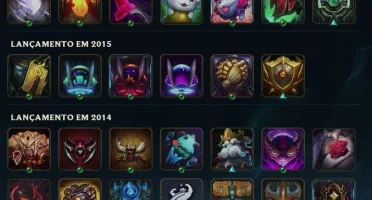 Conta com Skins raras Kayle Juíza, Rammus rei e vitoriosos
