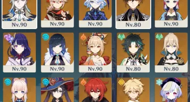 Ar58 - RAIDENC3 - 14 personagens 5* - vários 4* - 7 armas 5*