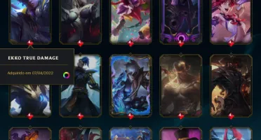 Conta Lol - 451 Skins - Plat 1 Ex Diamante